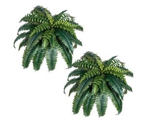 VEVOR Helechos Artificiales, Diámetro Natural de Extensión: 89-99 cm, Colgantes, Decoración de Pared con 35 Ramas, Helecho Artificial para Hogar y Oficina, Maceta No Incluida, 600 x 250 x 250 mm