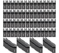VEVOR Hojas de Sierra Multiherramienta Oscilante 100 Piezas Kit de Hojas de Sierra Oscilante 1-3/8 pulgadas Cuchillas de Herramientas Oscilantes Material de HCS para Madera Plástico