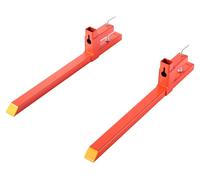 VEVOR, horquillas para palets, capacidad de 907 kg, soporte para horquillas con sistema de enganche, longitud total de 1090 mm, horquillas con sistema de fijación rápida, compatibles con implementos p