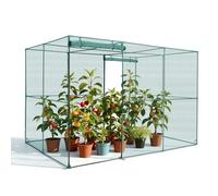 VEVOR Jaula Protectora para Cultivos, con Puerta con Cremallera, Resistente al Viento, Cubierta para Bancales Elevados de Exterior, para Jardín, Patio o Césped, 2900 x 1940 x 1940 mm, Color Verde