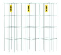 VEVOR Jaulas para Tomates, 37 x 37 x 100 cm, Jaulas Cuadradas de Soporte para Plantas Resistentes, Torres de Tomate de Acero Recubiertas de PVC Verde para Trepar Verduras, Plantas, Flores, Frutas