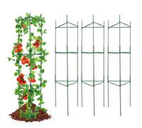 VEVOR - Jaulas para tomates de 6 paquetes para jardín, soporte para plantas enrejadas de tomates de 48 pulgadas, jaula apilable de soporte para plantas altas, para parterres elevados, verduras, flores
