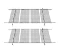 VEVOR Juego de 2 Soportes de Montaje para Paneles Solares de Varias Piezas Ajustables de 30° a 60° para 4-8 Paneles Solares, Acero al Carbono, para Granjas, Vehículos Recreativos, 3000 x 1000 x 800 mm