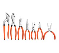 VEVOR Juego de Alicates 7 Piezas Herramientas Manuales de Acero al Carbono | para Bricolaje, Reparaciones Domésticas y Mecánicas, Pico de Loro, Combinados, Corte Diagonal, Punta Larga, Junta Deslizante