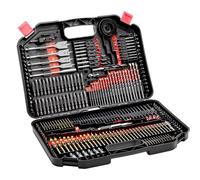 VEVOR 246 PCS Juego de Brocas Juego de Brocas para Taladro y Destornillador con Estuche de Transporte, Juego de Brocas para Destornillador Adecuadas para Taladrar y Atornillar Madera, Metal, Cemento