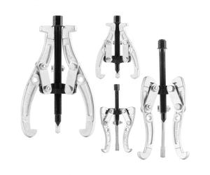 VEVOR Juego de Extractores de Engranajes 7,6 cm, 10,16 cm y 20,32 cm, 3 Mordazas Reversibles, 2 y 3 Mordazas, 4 uds, Alta Resistencia, para Extracción de Poleas, Engranajes, Cojinetes y Volantes