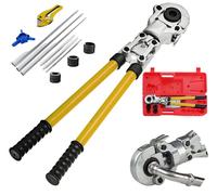 VEVOR: Juego de herramientas manuales para crimpar tubos, que incluye 6 accesorios, pinza para crimpar tubos PEX de 16 a 32 mm, apta para tubos compuestos y tubos de aluminio-plástico-aluminio (PEX-AL