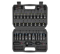 VEVOR Juego de Llaves de Vaso 55 Piezas, Vasos Hexagonales Magnéticos, con Puntas de Destornillador Barra de Extensión Caja de Herramientas, Kit para Reparación de Autos Renovación de Hogar Bricolaje