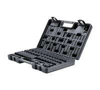VEVOR Juego de llaves de vaso de 1/2 pulgadas, acero de aleación CR-V, 34 piezas, juego de llaves de vaso de 8-36 mm de profundidad, llave de impacto, llave de vaso HRC 42-48, incluye maletín de