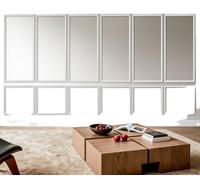 VEVOR, juego de molduras de pared, set de 6 unidades, dimensiones 61x61 cm y 61x137 cm, molduras de poliestireno pintables, listones de pared resistentes al agua, molduras decorativas para paredes, fr