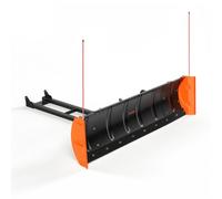 VEVOR Juego de Pala Quitanieves Accesorio para Tractores Pala de Nieve, Compatible con ATVs, UTVs, Ancho de Trabajo Ajustable 1092/1524 mm, Ángulo Regulable, con Alas Laterales, Barras Reflectantes