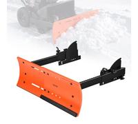 VEVOR Juego de Pala Quitanieves Ancho Ajustable 559-813 mm Pala de Nieve | para Limpieza de Nieve en Camino patio, Compatible con Máquina Quitanieves Universal, Acero al Carbono, Kit de Accesorios