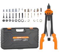 VEVOR, juego de pinzas para tuercas ciegas, pinza de 410 mm, juego de 13 tuercas y mandriles, herramienta para tuercas roscadas M3, M4, M5, M6, M8, M10, M12, pinza manual profesional para remaches, má