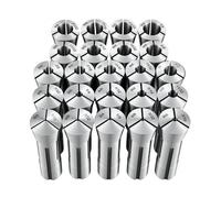 VEVOR Juego de Pinzas R8 de 1/16 a 3/4 pulgada, de Acero Aleado, TIR de 0,0008 pulgada, Alta Concentricidad, Mandril de Torno con Cajas Individuales Etiquetadas, para Fresadoras y Taladros, 23 Piezas