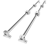 VEVOR Juego de Rieles de Guía Lineal SFC20, 2 Rieles de Guía 1000 mm, 4 Bloques Deslizantes SC20, 4 Soportes de Riel, Rieles Lineales y Kit de Rodamientos para Máquinas Automatizadas CNC, Bricolaje
