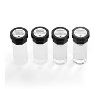 VEVOR Kit Completo de Solución de Calibración de Turbidez, 20/100/400/800 NTU, 20 ml Cada Uno, 4 uds, para Turbidímetro TN2000, Inserto Protector a Prueba de Golpes, Diseño de Botella Sellada