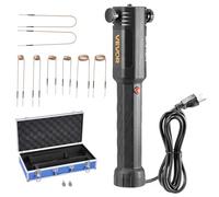 VEVOR Kit de Calentador de Inducción Magnético, 1100 W, para Quitar Tuercas Oxidadas, con 8 Bobinas y Estuche, para Quitar Tornillos Oxidados y Reparación de Automóviles, 385 x 72 x 74 mm, Negro