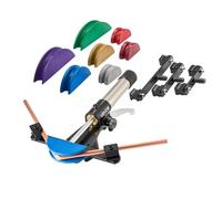 VEVOR Kit de Dobladora de Tubos Hidráulica de 6 a 22 mm, 90°, Avance/Retroceso, con 7 Matrices de Aleación de Aluminio, Refrigeración y Reparación de Automóviles (Colorido, Avance)