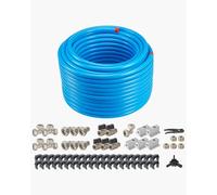 VEVOR Kit de Línea de Compresor de Aire, Sistema de Tuberías de Aire Comprimido de Aluminio HDPE, a Prueba de Fugas y Fácil de Instalar, para Talleres de Garajes, 200 PSI, Azul, Ø 515 x 325 mm