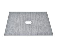 VEVOR Kit de marco de ducha, 1828 x 1828 mm, kit de plato de ducha con desagüe central, instalación de ducha ligera de EPS, 2 paños impermeables, barras inclinadas para plato de ducha para baño