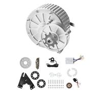 VEVOR Kit de Motor Eléctrico de CC Cepillado 450 W, 36 V y 3000 RPM con Controlador de Velocidad Mejorado y Kit de Acelerador de Pulgar para Karts, Bicicletas Eléctricas, Motocicletas y Scooters