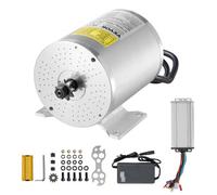 VEVOR Kit de Motor Eléctrico sin Escobillas de CC 1800 W: Motor de 48 V y 4500 RPM con Controlador de Velocidad Mejorado para Karts, Bicicletas Eléctricas, Motocicletas y Scooters, 134 x 107 x 112 mm