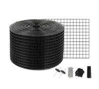 VEVOR Kit de Rollo de Protección para Pájaros 20,3 cm x 30,5 m Kit de Alambre contra Pájaro para Panel Solar con 50 Sujetadores y 50 Bridas para Cables Rollo de Protección con Revestimiento de PVC