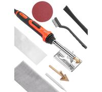 VEVOR Kit de Soldador de Plástico de Doble Potencia de 60 W/100 W con 3 Puntas de Soldadura y 20 Varillas de Soldadura, para Parachoques de Automóviles, Dispositivos Electrónicos, 210 x 31 x 34 mm
