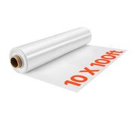 VEVOR Lámina de Plástico de Polietileno Transparente 3 x 30,5 m Invernadero | Rollo de Cubierta de Túnel para Jardín Campo Granja Agricultura, a Prueba de Sol, Viento, Lluvia y Escarcha, Grosor 6 Mil