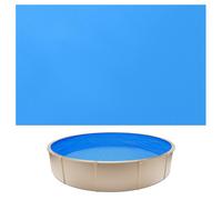 VEVOR, lámina para piscinas de 3,5 metros, ideal para piscinas con una altura de pared de 90 cm, lámina de PVC de repuesto, revestimiento interior de 0,6 mm de grosor, lámina para piscinas con solapa,