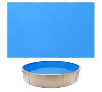 VEVOR, lámina para piscinas de 3,6 metros, ideal para piscinas con una altura de pared de 90 cm, lámina de PVC de repuesto, revestimiento interior de 0,4 mm de grosor, lámina para piscinas con solapa,