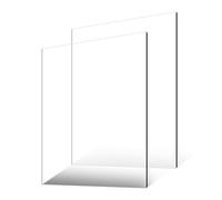 VEVOR Láminas de Acrílico 2 Piezas Láminas de Plástico 610 x 914 mm Grosor de 6 mm para Proyectos de Manualidades, Vidrio de Repuesto para Marco de Fotos, Exhibición de Bricolaje