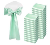 VEVOR: Lazos de satén para sillas con lazo (275x17 cm). 100 cintas para atar sillas, ideales para decoraciones de bodas, fiestas, banquetes y eventos. Fundas para sillas de banquete, lazos para sillas