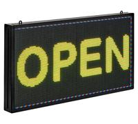 VEVOR Letrero LED Programable 67 x 35 cm Panel Digital Flexible Desplazable a Todo Color Tablero de Visualización con Patrón de Texto Personalizado Control de Aplicación Bluetooth para Publicidad
