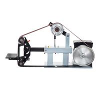 VEVOR Lijadora de banda de 2 HP con velocidad constante – Lijadora de banda y disco de 2 x 82 pulgadas con 3 discos de lijado, lijadora de mesa de 110 V