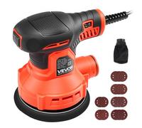 VEVOR Lijadora Orbital 250 W 6 Velocidades 6000-12000 RPM Plato de 127 mm