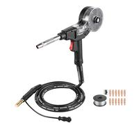 VEVOR Pistola de Carrete MIG 135A con Cable 3 m Compatible con Spoolmate 100 para Millermatic Multimatic Syncrowave con Alambre Aluminio, Rodillo, Puntas de 0,8-0,9mm para Taller Reparación Automotriz