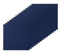 VEVOR Losetas para Alfombras, Despegar y Pegar, Autoadhesivas, Losetas de Alfombra Suaves, Fácil de Instalar, Bricolaje para Dormitorio, Sala de Estar, Interior y Exterior (15 Baldosas, Azul Oscuro)