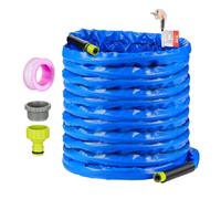 VEVOR Manguera de Agua Caliente para Autocaravana 30,5 m, Manguera de Agua Potable Anticongelante hasta -42,7 ℃, con Tapa Ondulada, Autorregulable, Diámetro Interior 16 mm, Sin Plomo ni BPA