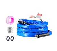 VEVOR Manguera de Agua Caliente para Autocaravana 4,5 m, Manguera de Agua Potable Anticongelante hasta -42,7 ℃, con Tapa Ondulada, Autorregulable, Diámetro Interior 16 mm, Sin Plomo ni BPA