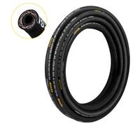VEVOR Manguera Hidráulica de 100 m, Manguera Hidráulica en Espiral, Manguera Hidráulica de Goma con 2 Trenzas de Alambre de Acero de Alta Resistencia, Manguera Hidráulica a Granel -20 ℃ a 140 ℃