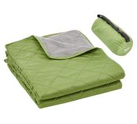 VEVOR, manta de camping, 2,08 x 1,4 m, gran manta térmica para estadios, impermeable y resistente al viento, tejido polar de poliéster de 330 g/m², ignífuga
