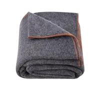 VEVOR Manta de Camping 80% Lana 1,62 x 2,23 m Manta Grande y Cálida para Estadio Resistente al Viento, Ignífuga, para Exteriores, Pícnics, Senderismo, Eventos Deportivos, Exteriores, Gris Claro