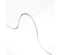 VEVOR - Mantel para mesa, 279,9 x 116,8 cm, grueso, protector de mesa transparente, mantel de PVC transparente, protector para superficie de mesa, mantel de 2 mm de grosor, cubierta rectangular para m