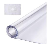 VEVOR Mantel Transparente Cuadrado 137,2x137,2 cm Mantel de PVC para Mesa Espesor de 2 mm Protector de Mesa de PVC Impermeable Fácil de Limpiar para Oficina, Cocina, Restaurante, Comedor