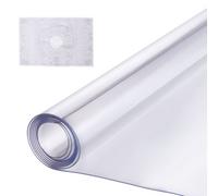 VEVOR Mantel Transparente Rectángulo 1016 x 1524 mm Mantel de PVC para Mesa Espesor de 1,5 mm Protector de Mesa de PVC Impermeable Fácil de Limpiar para Oficina, Cocina, Restaurante, Comedor