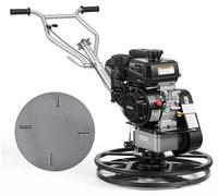 VEVOR, máquina para la fabricación de hormigón con placa flotante de 610 mm, motor de 5,5 CV, 4 cuchillas, inclinación ajustable, niveladora para superficies de cemento con motor de gasolina, ideal pa
