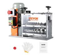 VEVOR Máquina Pelacables Automática de Hierro Fundido 750 W Pelacables Eléctrico Motorizado de 1,5-32 mm Pelacables de 30 m/min con Manivela Manual Extra 10 Canales para Reciclaje de Chatarra de Cobre