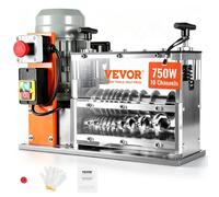 VEVOR Máquina Pelacables Automática de Hierro Fundido 750 W Pelacables Eléctrico Motorizado de 1,5-40 mm Pelacables de 30 m/min con Manivela Manual Extra 10 Canales para Reciclaje de Chatarra de Cobre