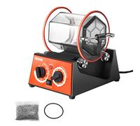 VEVOR Máquina Pulidora De Joyas con Vaso Giratorio 3kg 45W Pulidora de Joyas de 5 Velocidades 0-60 min Pulidora de Tambor Giratorio Ajustable Acción Bidireccional para Pulir Piedra Roca Hierro Joyero